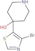 4-(4-Bromo-1,3-thiazol-5-yl)piperidin-4-ol