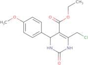 Ethyl 6-(chloromethyl)-4-(4-methoxyphenyl)-2-oxo-1,2,3,4-tetrahydropyrimidine-5-carboxylate