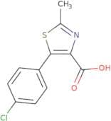5-(4-Chlorophenyl)-2-methyl-1,3-thiazole-4-carboxylic acid