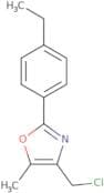 4-(Chloromethyl)-2-(4-ethylphenyl)-5-methyl-1,3-oxazole