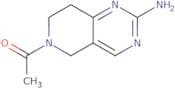 1-{2-Amino-5H,6H,7H,8H-pyrido[4,3-d]pyrimidin-6-yl}ethan-1-one