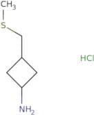 (1R,3R)-3-[(Methylsulfanyl)methyl]cyclobutan-1-amine hydrochloride