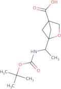 1-(1-{[(tert-Butoxy)carbonyl]amino}ethyl)-2-oxabicyclo[2.1.1]hexane-4-carboxylic acid