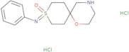 9-(Phenylimino)-1-oxa-9λ6-thia-4-azaspiro[5.5]undecan-9-one dihydrochloride