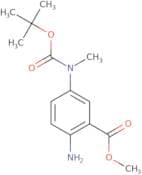 Methyl 2-amino-5-{[(tert-butoxy)carbonyl](methyl)amino}benzoate