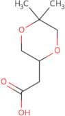 2-(5,5-Dimethyl-1,4-dioxan-2-yl)acetic acid