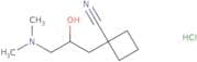 1-[3-(Dimethylamino)-2-hydroxypropyl]cyclobutane-1-carbonitrile hydrochloride