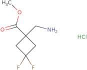 Methyl 1-(aminomethyl)-3,3-difluorocyclobutane-1-carboxylate hydrochloride