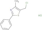 5-(Chloromethyl)-4-methyl-2-phenyl-1,3-thiazole hydrochloride
