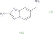 7-(Aminomethyl)-[1,2,4]triazolo[1,5-a]pyridin-2-amine dihydrochloride