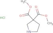 3,3-Dimethyl pyrrolidine-3,3-dicarboxylate hydrochloride