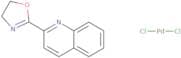 Dichloro[2-(4,5-dihydro-2-oxazolyl)quinoline]palladium(II)