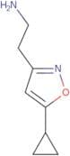 2-(5-Cyclopropyl-1,2-oxazol-3-yl)ethan-1-amine