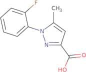 1-(2-Fluorophenyl)-5-methyl-1H-pyrazole-3-carboxylic acid