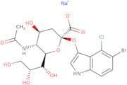 5-Bromo-4-chloro-3-indoxyl-α-D-N-acetylneuraminic acid, sodium salt