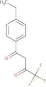 1-(4-Ethylphenyl)-4,4,4-trifluorobutane-1,3-dione
