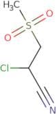2-Chloro-3-methanesulfonylpropanenitrile