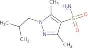 3,5-Dimethyl-1-(2-methylpropyl)-1H-pyrazole-4-sulfonamide