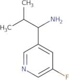 1-(5-Fluoropyridin-3-yl)-2-methylpropan-1-amine