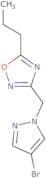 3-[(4-Bromo-1H-pyrazol-1-yl)methyl]-5-propyl-1,2,4-oxadiazole