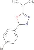 2-(4-Bromophenyl)-5-(propan-2-yl)-1,3,4-oxadiazole