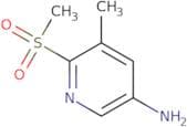 5-Methyl-6-(methylsulfonyl)pyridin-3-amine