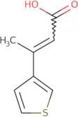 3-(Thiophen-3-yl)but-2-enoic acid