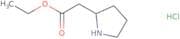 Ethyl 2-(pyrrolidin-2-yl)acetate hydrochloride