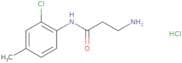 3-Amino-N-(2-chloro-4-methylphenyl)propanamide hydrochloride