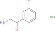 2-Amino-1-(3-chlorophenyl)ethanone hydrochloride