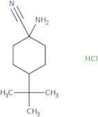 1-Amino-4-tert-butylcyclohexane-1-carbonitrile hydrochloride