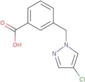 3-[(4-Chloro-1H-pyrazol-1-yl)methyl]benzoic acid