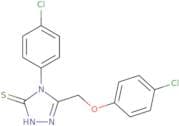 5-(4-Chlorophenoxymethyl)-4-(4-chlorophenyl)-4H-1,2,4-triazole-3-thiol