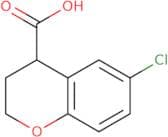 6-Chloro-3,4-dihydro-2H-1-benzopyran-4-carboxylic acid