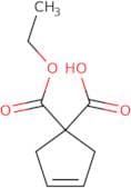 1-(Ethoxycarbonyl)-3-cyclopentene-1-carboxylic acid