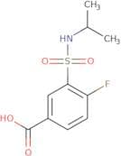 4-Fluoro-3-[(propan-2-yl)sulfamoyl]benzoic acid