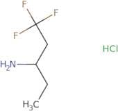 1,1,1-Trifluoropentan-3-amine hydrochloride