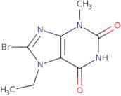 8-Bromo-7-ethyl-3,7-dihydro-3-methyl-1H-purine-2,6-dione-d5