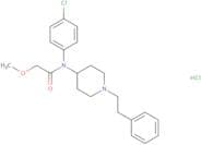 N-(4-Chlorophenyl)-2-methoxy-N-[1-(2-phenylethyl)piperidin-4-yl]acetamide hydrochloride