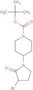 tert-Butyl 4-(3-bromo-2-oxopyrrolidin-1-yl)piperidine-1-carboxylate