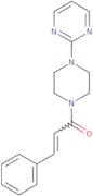 3-phenyl-1-(4-pyrimidin-2-ylpiperazinyl)prop-2-en-1-one