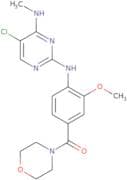 [4-[[5-Chloro-4-(methylamino)-2-pyrimidinyl]amino]-3-methoxyphenyl]-4-morpholinylmethanone