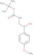 [2-Hydroxy-2-(4-methoxy-phenyl)-ethyl]-carbamic acid tert-butyl ester