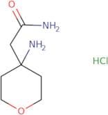 2-(4-Aminooxan-4-yl)acetamide hydrochloride