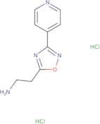 2-[3-(Pyridin-4-yl)-1,2,4-oxadiazol-5-yl]ethan-1-amine dihydrochloride