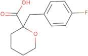 2-[(4-Fluorophenyl)methyl]oxane-2-carboxylic acid