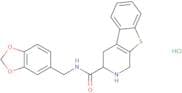 N-(1,3-Benzodioxol-5-ylmethyl)-1,2,3,4-tetrahydro-[1]benzothiolo[2,3-c]pyridine-3-carboxamide hydr…