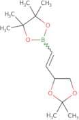 2-​[(1E)​-​2-​[(4S)​-​2,​2-​Dimethyl-​1,​3-​dioxolan-​4-​yl]​ethenyl]​-​4,​4,​5,​5-​tetramethyl-1,…