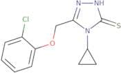5-(2-Chlorophenoxymethyl)-4-cyclopropyl-4H-1,2,4-triazole-3-thiol