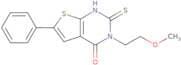 3-(2-Methoxyethyl)-6-phenyl-2-sulfanyl-3H,4H-thieno[2,3-d]pyrimidin-4-one